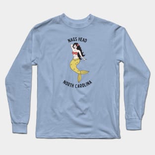 Nags Head North Carolina Mermaid Long Sleeve T-Shirt